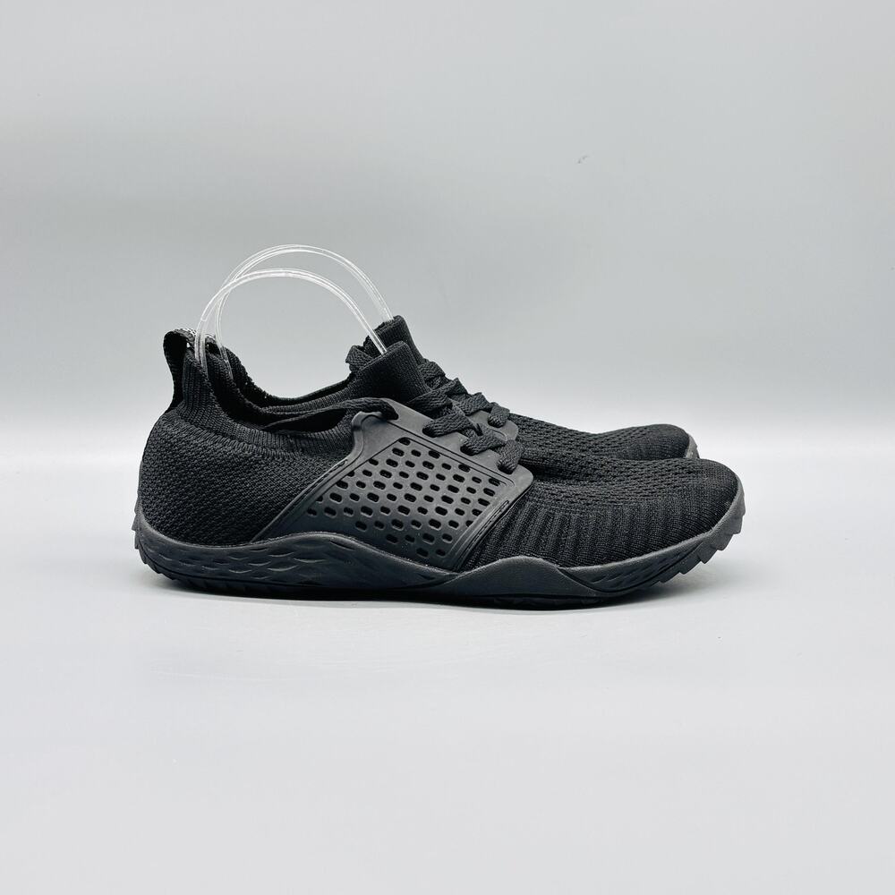 WHITIN Shoes Womens 6.5 Black Minimalist Barefoot Athletic Trail Running Sneaker